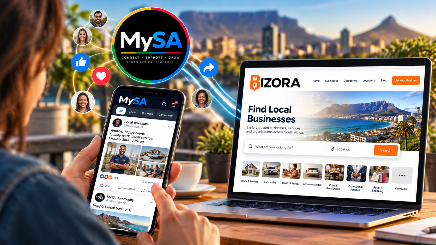 Find Nearby and MySA: Connecting Business Discovery With South Africa’s Social Network
